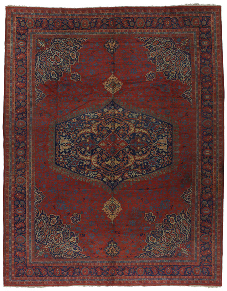 Turkish - erittäin vanhoja Turkkilainen matto 450x356