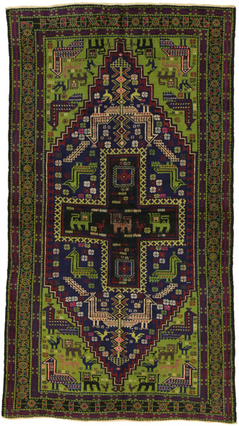 Baluch - Turkaman Persialainen matto 190x105