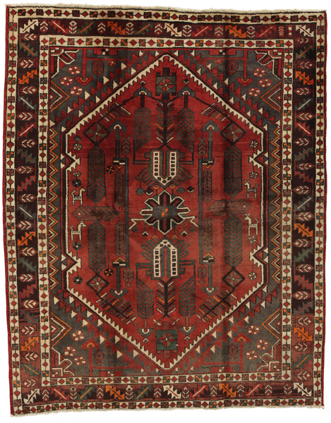 Bakhtiari - erittäin vanhoja Persialainen matto 194x158