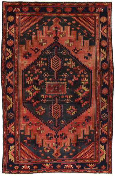 Zanjan - erittäin vanhoja Persialainen matto 244x158