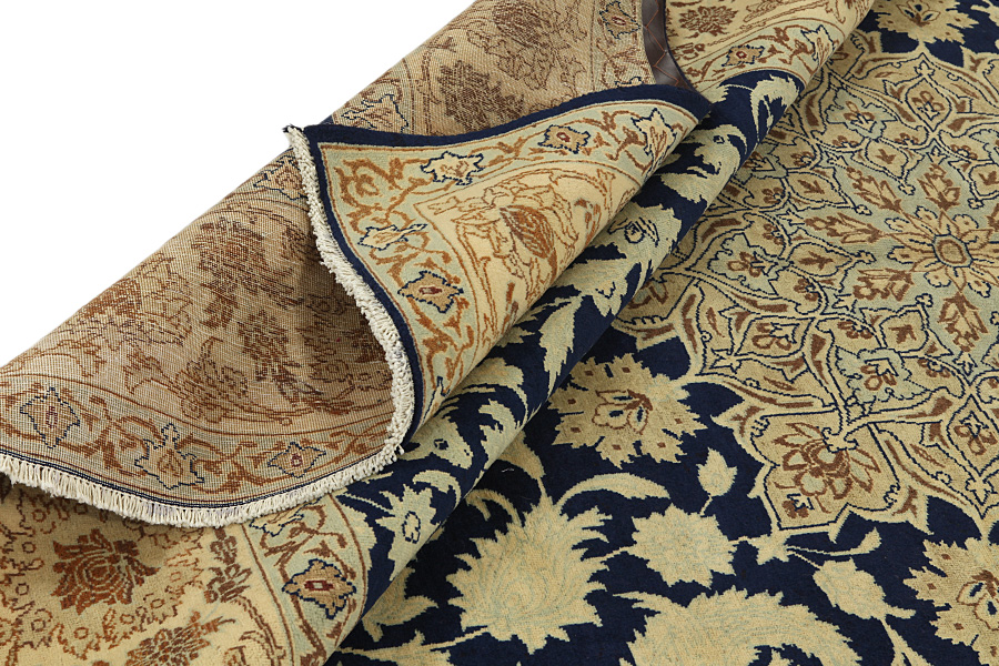 Isfahan - Antique Persialainen matto 395x290 - Kuva 4