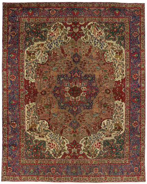 Tabriz - Mashad Persialainen matto 390x301