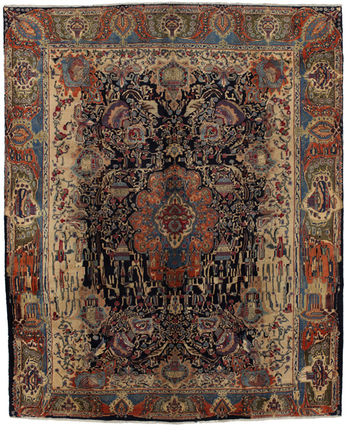 Kashmar - erittäin vanhoja Persialainen matto 349x295