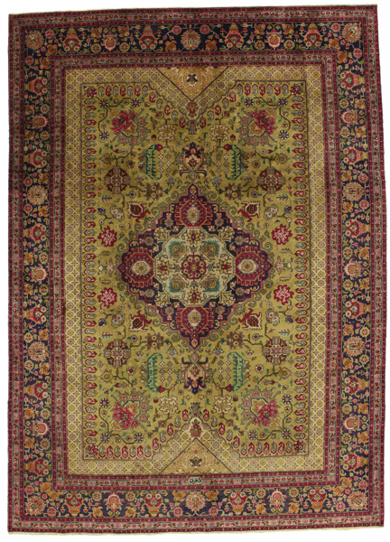 Tabriz - erittäin vanhoja Persialainen matto 340x242