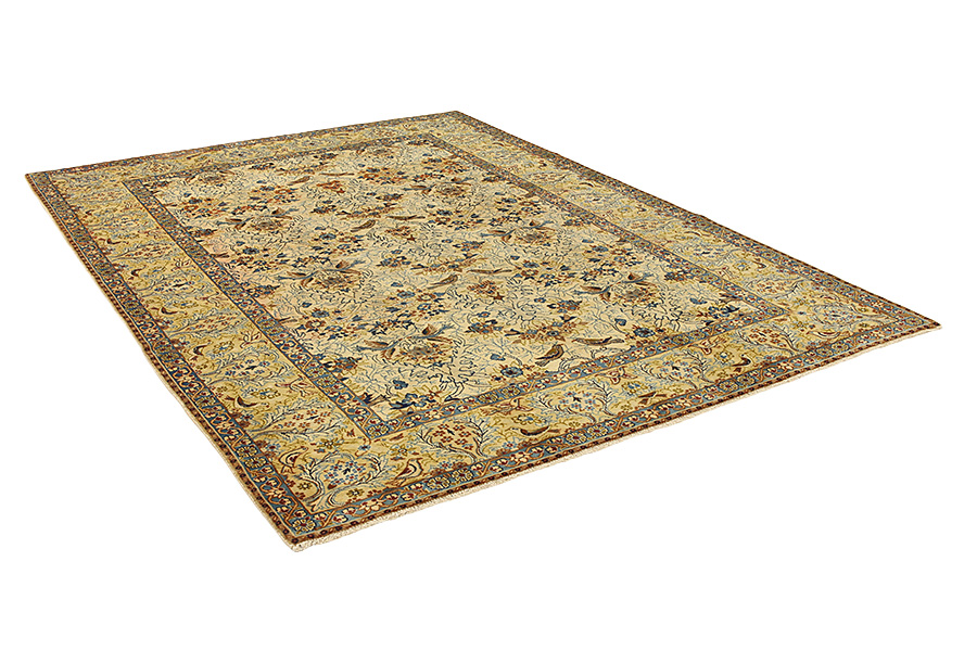 Isfahan - Antique Persialainen matto 318x233 - Kuva 1