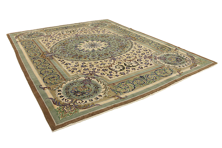 Isfahan Persialainen matto 390x303 - Kuva 1