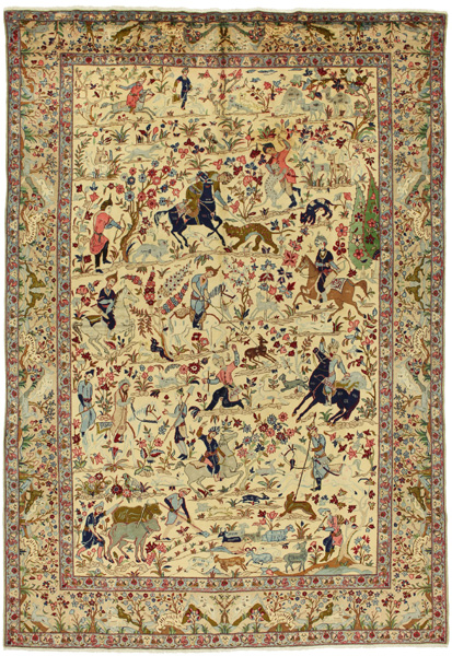 Isfahan Persialainen matto 377x262