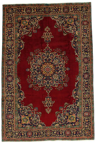 Tabriz - erittäin vanhoja Persialainen matto 293x192