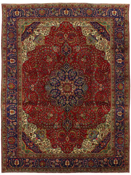 Tabriz - erittäin vanhoja Persialainen matto 393x300