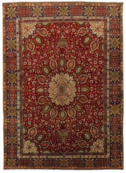 Tabriz - erittäin vanhoja Persialainen matto 415x286