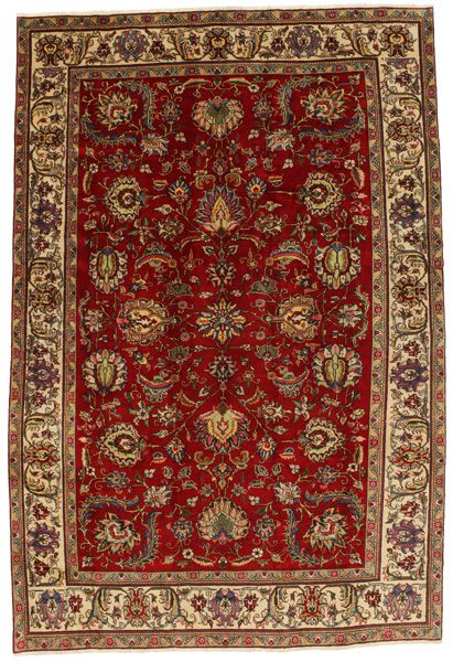 Tabriz - erittäin vanhoja Persialainen matto 357x238
