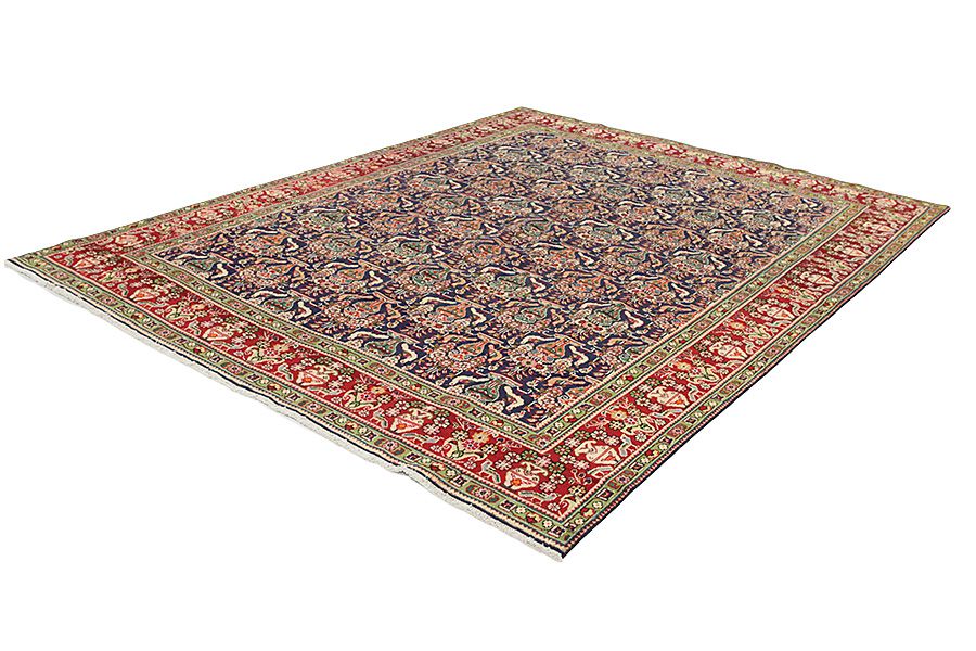 Tabriz - erittäin vanhoja Persialainen matto 322x253 - Kuva 2