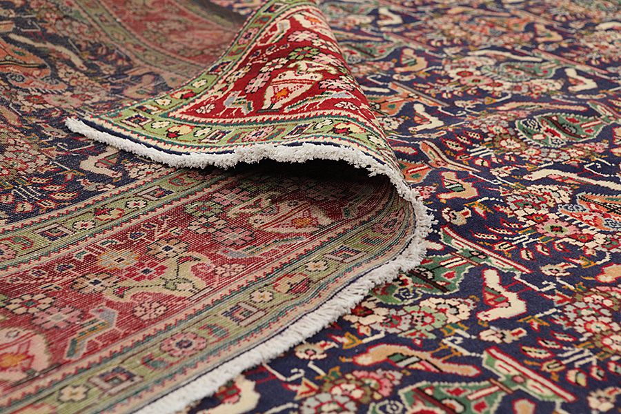 Tabriz - erittäin vanhoja Persialainen matto 322x253 - Kuva 4