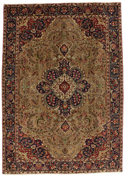 Tabriz - erittäin vanhoja Persialainen matto 294x207