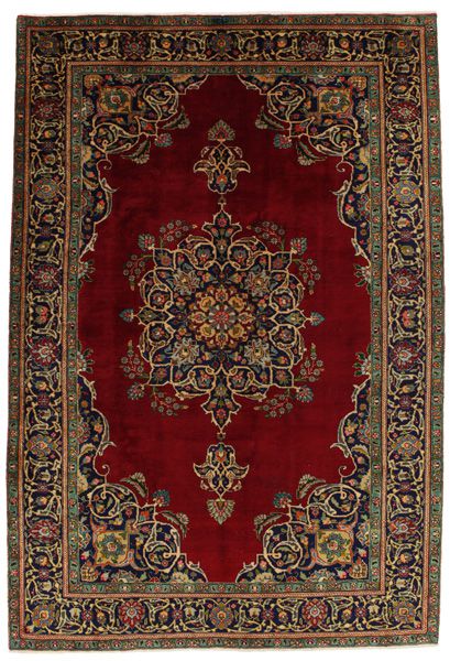 Tabriz - erittäin vanhoja Persialainen matto 292x195