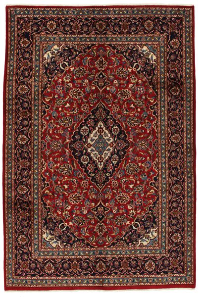 Kashan - erittäin vanhoja Persialainen matto 298x198