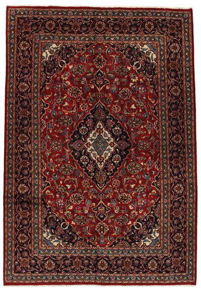 Kashan - erittäin vanhoja Persialainen matto 295x200