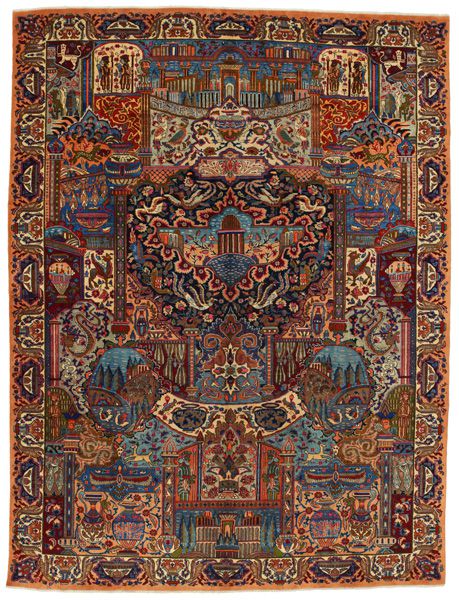 Kashmar - Mashad Persialainen matto 390x293