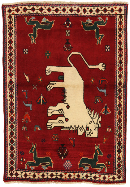 Gabbeh - Qashqai Persialainen matto 140x97