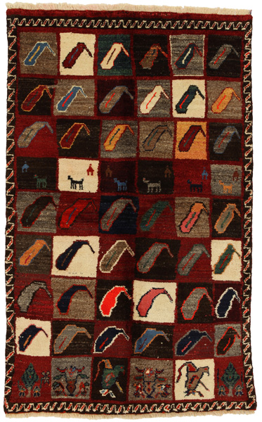 Gabbeh - Bakhtiari Persialainen matto 193x120