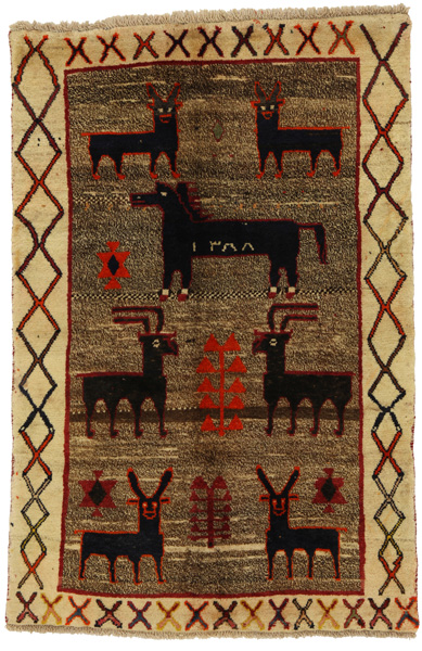 Gabbeh - Qashqai Persialainen matto 147x99