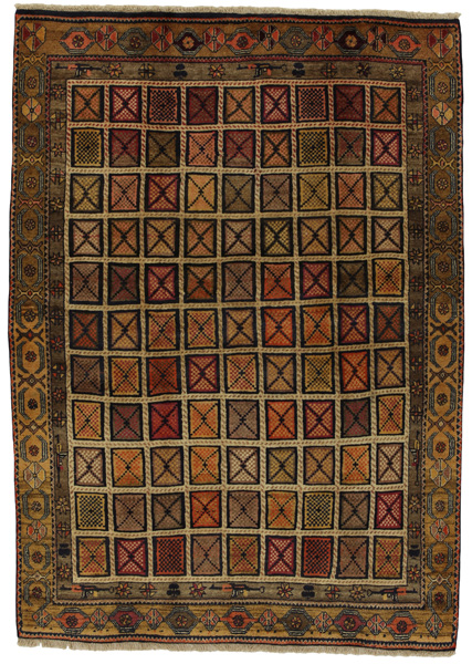 Gabbeh - Bakhtiari Persialainen matto 190x134