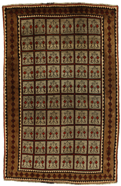 Gabbeh - Bakhtiari Persialainen matto 192x126