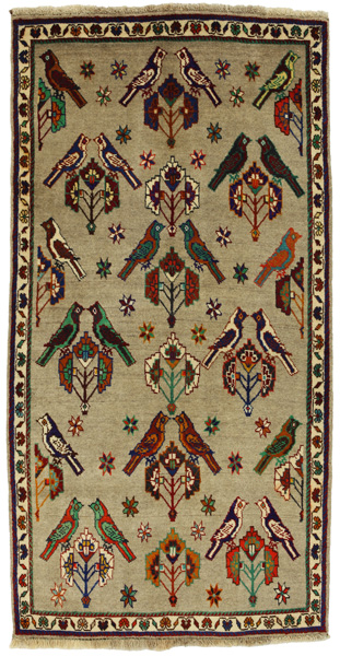 Gabbeh - Qashqai Persialainen matto 217x111