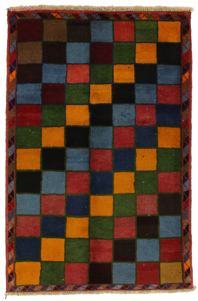 Gabbeh - Bakhtiari Persialainen matto 128x86