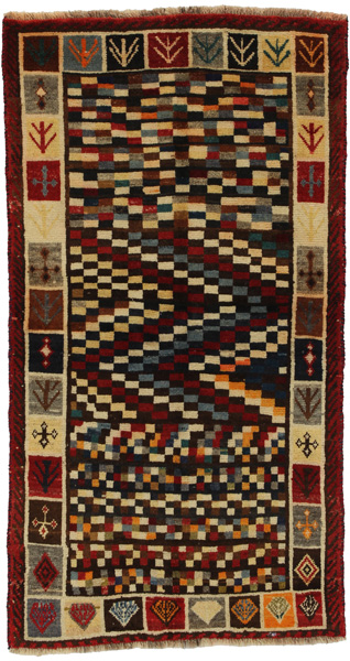 Gabbeh - Bakhtiari Persialainen matto 193x105