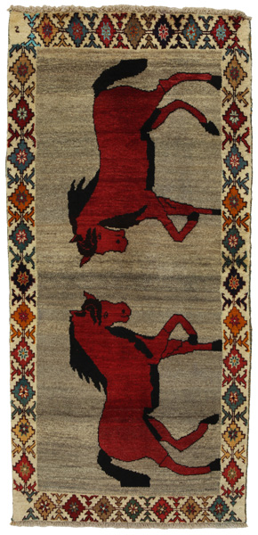 Gabbeh - Qashqai Persialainen matto 200x95