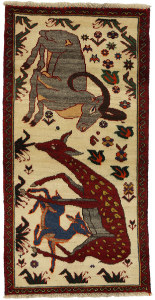 Gabbeh - Qashqai Persialainen matto 150x75