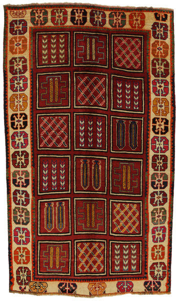 Gabbeh - Bakhtiari Persialainen matto 201x118