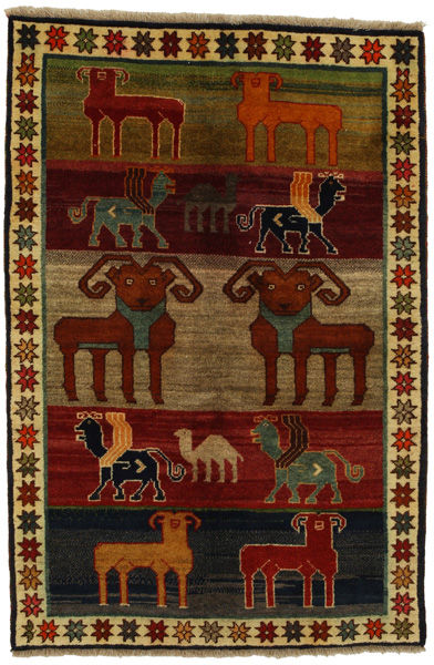 Gabbeh - Qashqai Persialainen matto 155x105