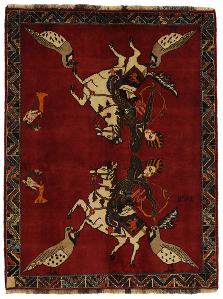 Kashkooli - Gabbeh Persialainen matto 154x117