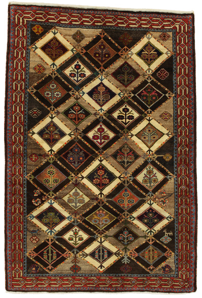 Gabbeh - Bakhtiari Persialainen matto 191x127