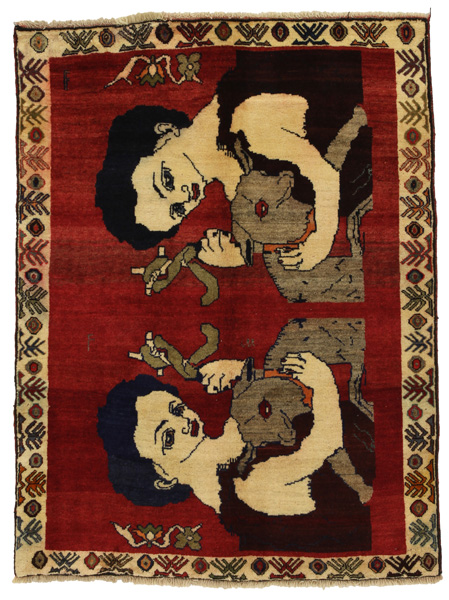 Gabbeh - Qashqai Persialainen matto 150x112