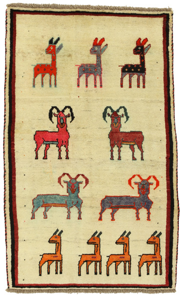 Gabbeh - Qashqai Persialainen matto 150x89