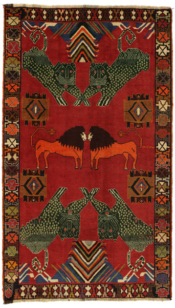 Gabbeh - Qashqai Persialainen matto 212x121