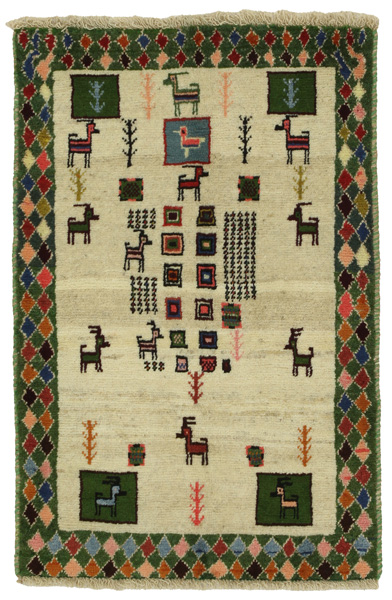 Gabbeh - Qashqai Persialainen matto 115x74