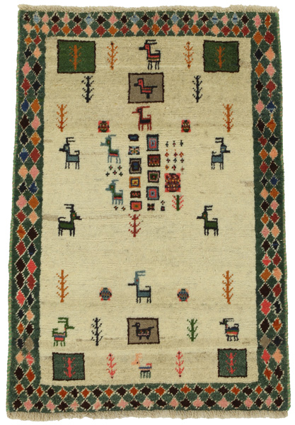 Gabbeh - Qashqai Persialainen matto 123x82