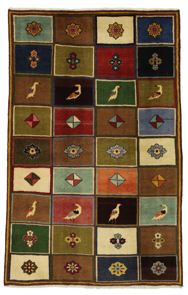 Gabbeh - Bakhtiari Persialainen matto 196x122