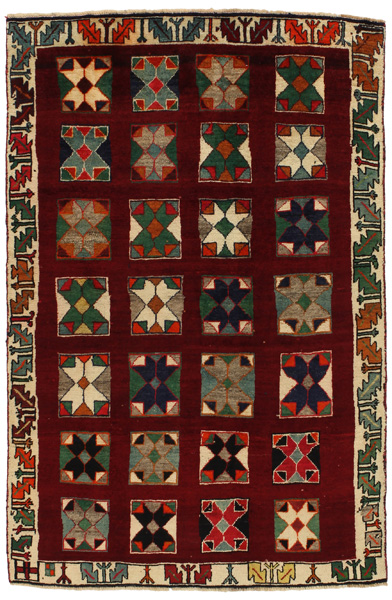 Gabbeh - Bakhtiari Persialainen matto 190x127