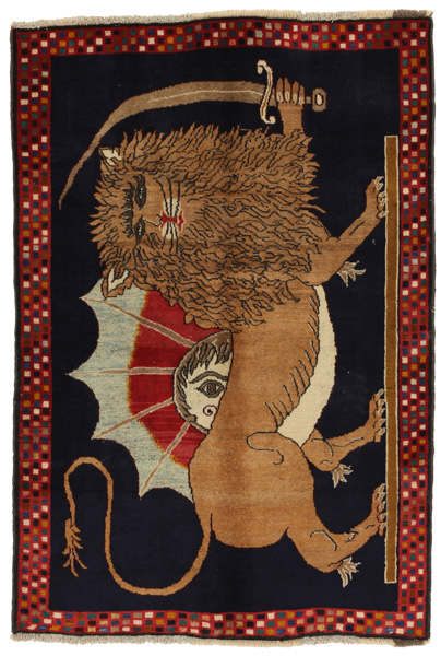 Kashkooli - Gabbeh Persialainen matto 165x112