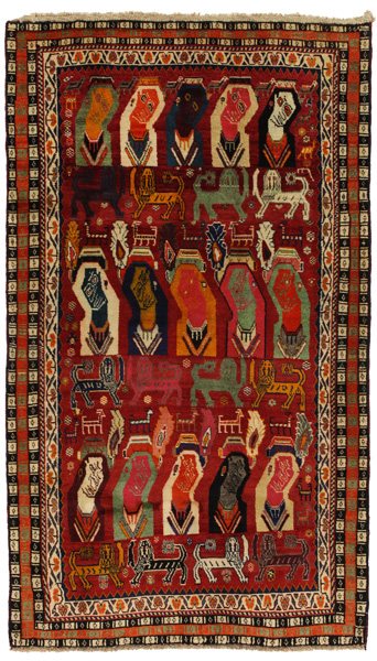 Qashqai - Gabbeh Persialainen matto 235x136