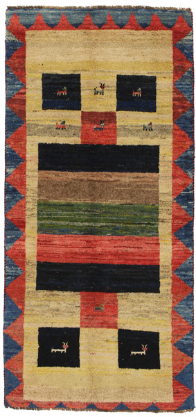 Gabbeh - Qashqai Persialainen matto 208x98