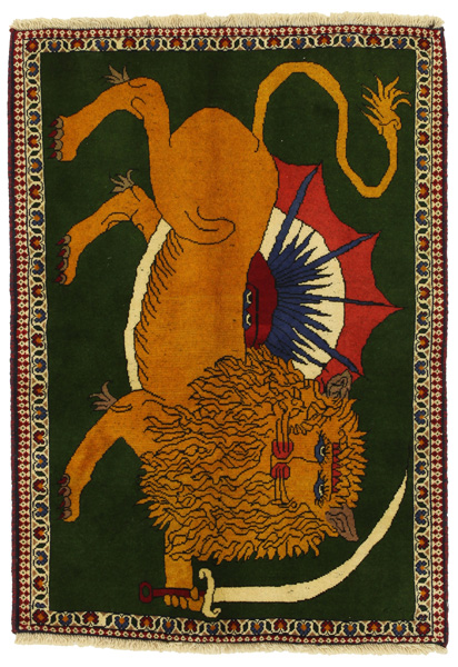 Kashkooli - Gabbeh Persialainen matto 145x104