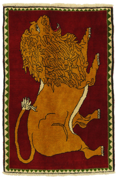 Kashkooli - Gabbeh Persialainen matto 126x85