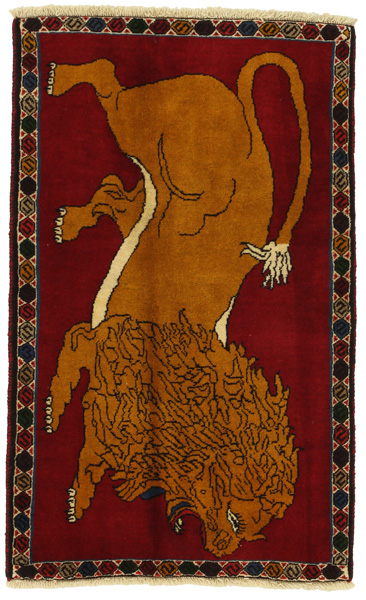Kashkooli - Gabbeh Persialainen matto 135x83