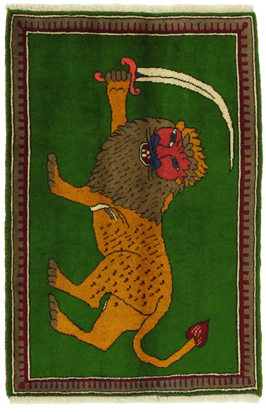 Kashkooli - Gabbeh Persialainen matto 124x82